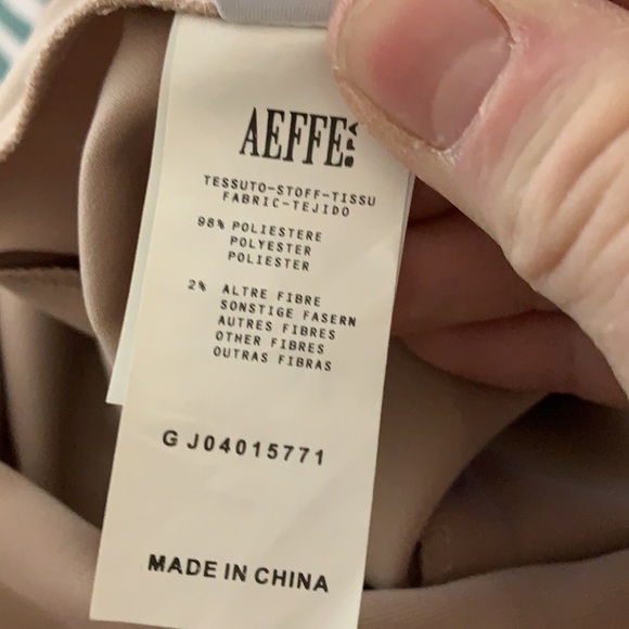 Philosophy de Alberta Ferretti Blush Short Sleeve Sheer Neckline Dress… - Picture 14 of 16